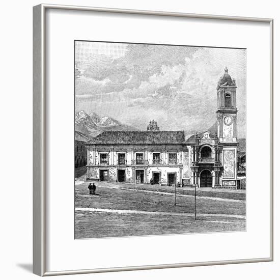 The Palace of Congress, La Paz, Bolivia, 1895-null-Framed Giclee Print