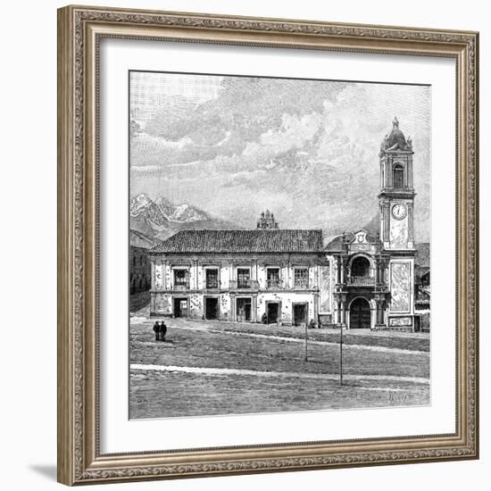 The Palace of Congress, La Paz, Bolivia, 1895-null-Framed Giclee Print