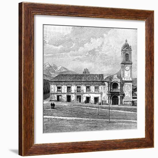 The Palace of Congress, La Paz, Bolivia, 1895-null-Framed Giclee Print