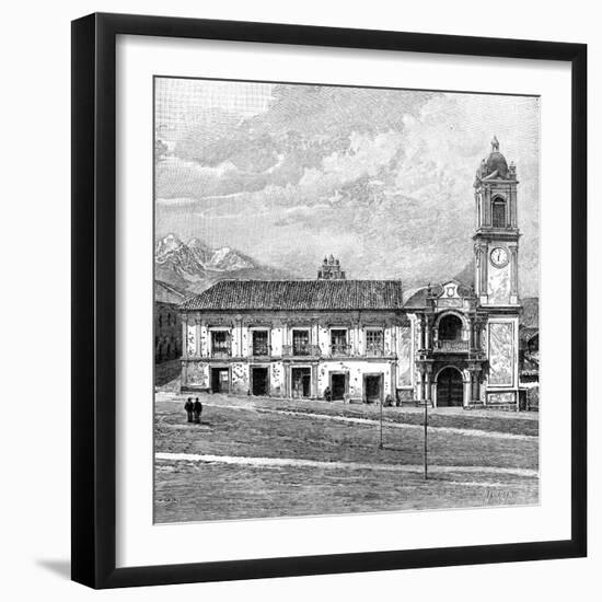 The Palace of Congress, La Paz, Bolivia, 1895-null-Framed Giclee Print