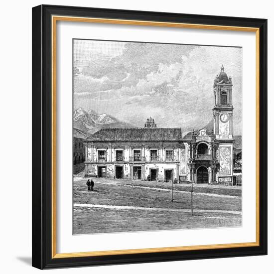 The Palace of Congress, La Paz, Bolivia, 1895-null-Framed Giclee Print