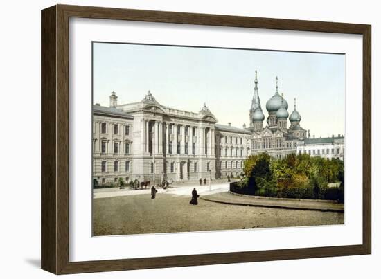 The Palace of Justice in Odessa, 1880S-1890S (Phototypie)-Unknown Artist-Framed Giclee Print