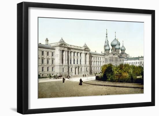 The Palace of Justice in Odessa, 1880S-1890S (Phototypie)-Unknown Artist-Framed Giclee Print