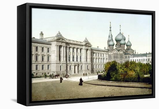 The Palace of Justice in Odessa, 1880S-1890S (Phototypie)-Unknown Artist-Framed Premier Image Canvas
