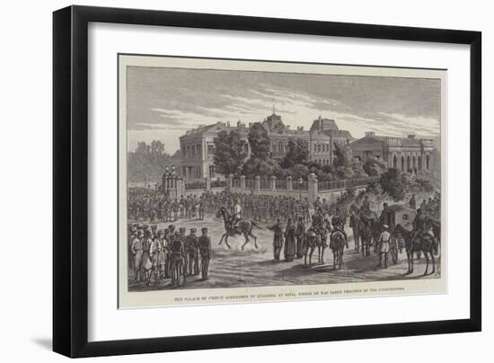 The Palace of Prince Alexander of Bulgaria at Sofia-Johann Nepomuk Schonberg-Framed Giclee Print