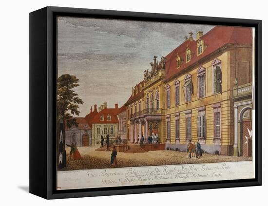 The Palace of Prince Ferdinand of Prussia, Berlin-Johann Carl Wilhelm Rosenberg-Framed Premier Image Canvas