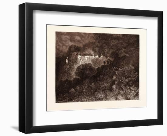 The Palace of Sleep-Gustave Dore-Framed Giclee Print