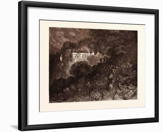 The Palace of Sleep-Gustave Dore-Framed Giclee Print