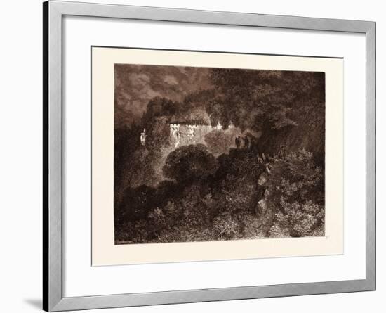 The Palace of Sleep-Gustave Dore-Framed Giclee Print