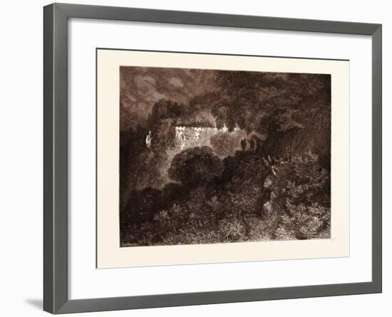 The Palace of Sleep-Gustave Dore-Framed Giclee Print