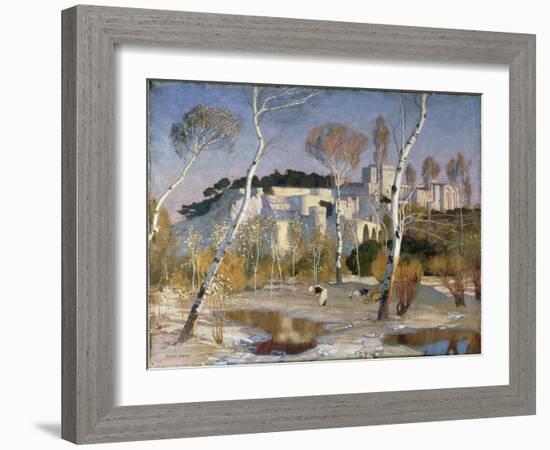 The Palace of the Popes, Avignon-Adrian Scott Stokes-Framed Giclee Print