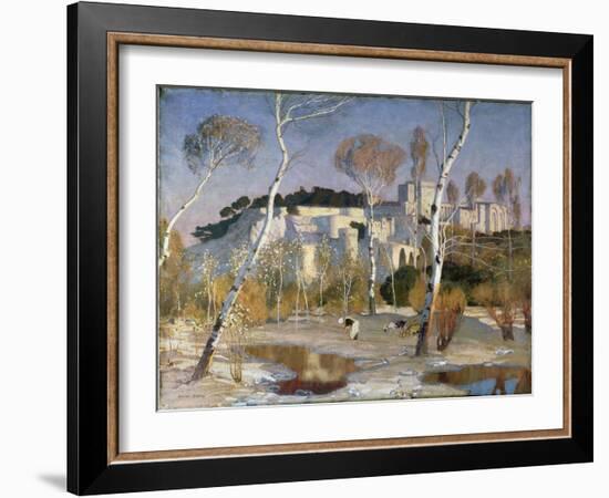 The Palace of the Popes, Avignon-Adrian Scott Stokes-Framed Giclee Print