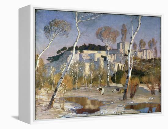 The Palace of the Popes, Avignon-Adrian Scott Stokes-Framed Premier Image Canvas