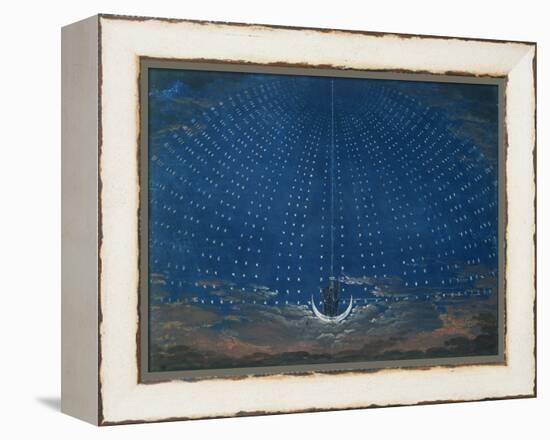 The Palace of the Queen of the Night, Set Design for 'The Magic Flute' by Wolfgang Amadeus Mozart-Schinkel-Framed Premier Image Canvas