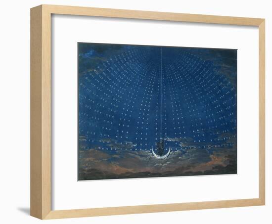 The Palace of the Queen of the Night, Set Design for 'The Magic Flute' by Wolfgang Amadeus Mozart-Schinkel-Framed Giclee Print