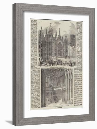 The Palace of Westminster-null-Framed Giclee Print