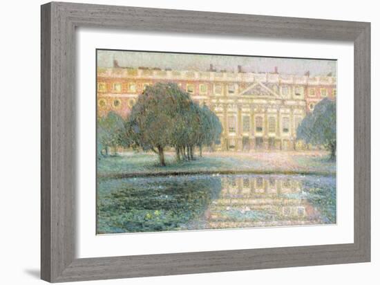 The Palace, Summer Morning-Henri Eugene Augustin Le Sidaner-Framed Giclee Print