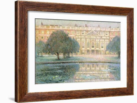 The Palace, Summer Morning-Henri Eugene Augustin Le Sidaner-Framed Giclee Print