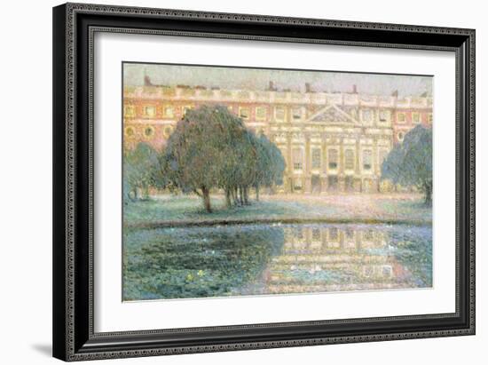 The Palace, Summer Morning-Henri Eugene Augustin Le Sidaner-Framed Giclee Print