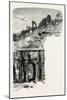 The Palatine Hill and Arch of Constantine-null-Mounted Giclee Print