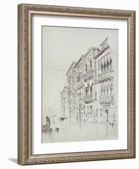 The Palazzo Contarini-Fasan-John Ruskin-Framed Giclee Print