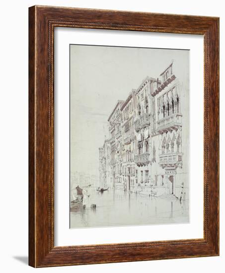 The Palazzo Contarini-Fasan-John Ruskin-Framed Giclee Print