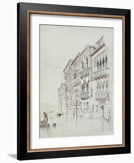 The Palazzo Contarini-Fasan-John Ruskin-Framed Giclee Print