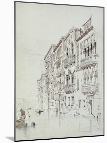 The Palazzo Contarini-Fasan-John Ruskin-Mounted Giclee Print