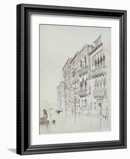 The Palazzo Contarini-Fasan-John Ruskin-Framed Giclee Print