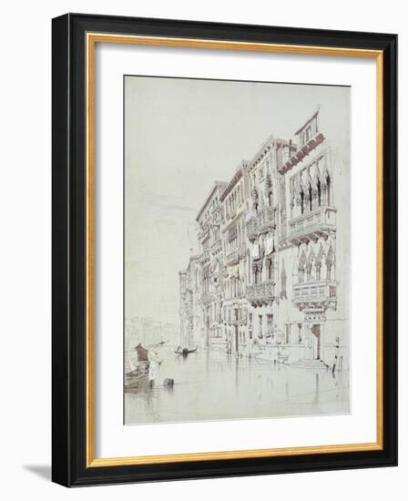 The Palazzo Contarini-Fasan-John Ruskin-Framed Giclee Print