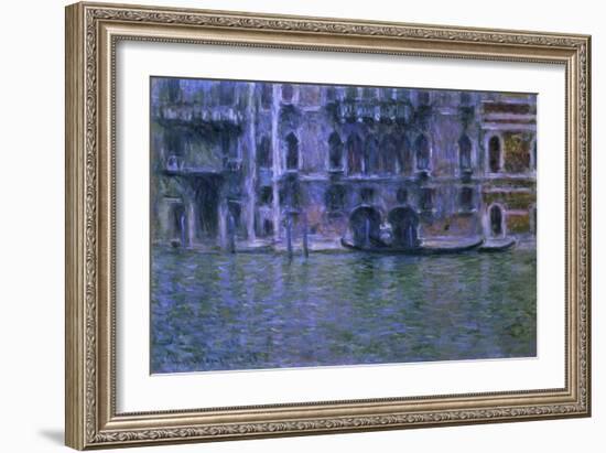 The Palazzo De Mula in Venice, 1908-Claude Monet-Framed Giclee Print