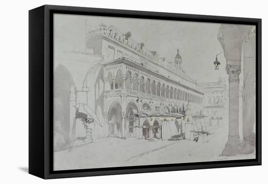 The Palazzo Della Ragione and Piazza Delle Erbe-John Ruskin-Framed Premier Image Canvas