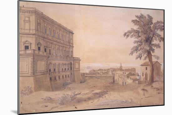 The Palazzo Farnese at Caprarola-Gaspar van Wittel-Mounted Giclee Print