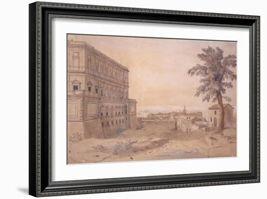 The Palazzo Farnese at Caprarola-Gaspar van Wittel-Framed Giclee Print