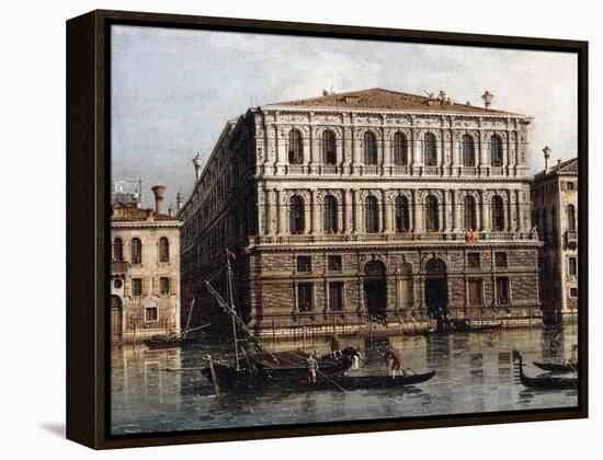 The Palazzo Pesaro from the Grand Canal, Venice-null-Framed Premier Image Canvas