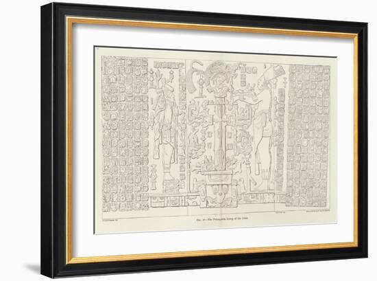 The Palenquean Group of the Cross-Frederick Catherwood-Framed Giclee Print