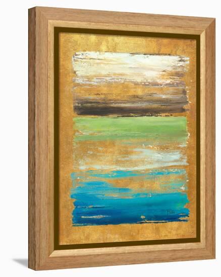 The Palette in Gold-Patricia Pinto-Framed Stretched Canvas