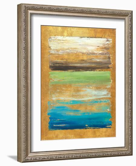 The Palette in Gold-Patricia Pinto-Framed Art Print