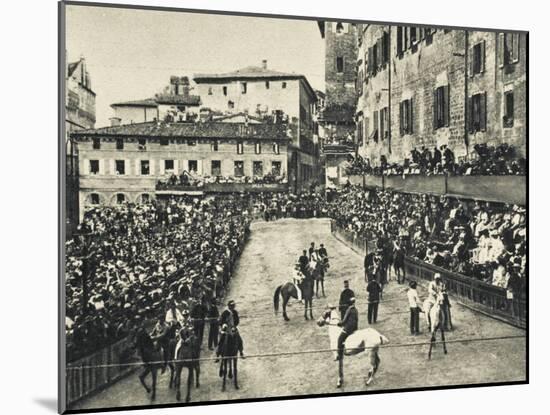 The Palio, Siena, Italy-null-Mounted Photographic Print