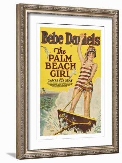 The Palm Beach Girl-null-Framed Premium Giclee Print