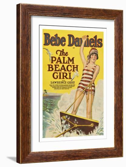 The Palm Beach Girl-null-Framed Premium Giclee Print