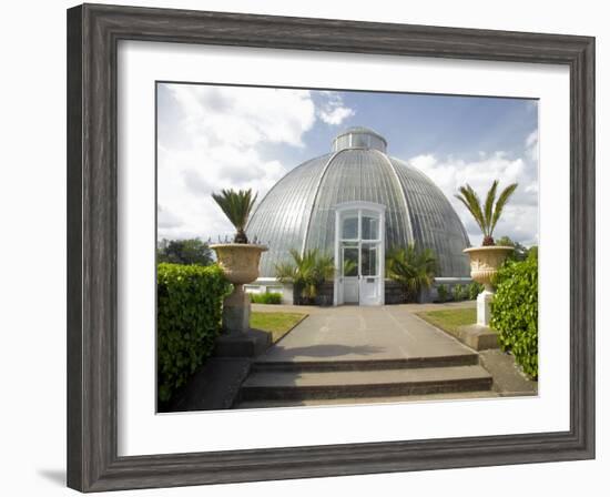 The Palm House Conservatory, Kew Gardens, Unesco World Heritage Site, London, England-David Hughes-Framed Photographic Print