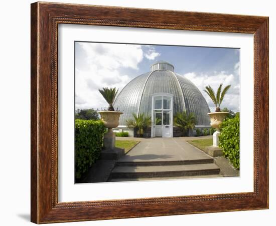 The Palm House Conservatory, Kew Gardens, Unesco World Heritage Site, London, England-David Hughes-Framed Photographic Print