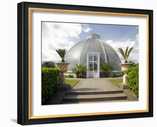 The Palm House Conservatory, Kew Gardens, Unesco World Heritage Site, London, England-David Hughes-Framed Photographic Print