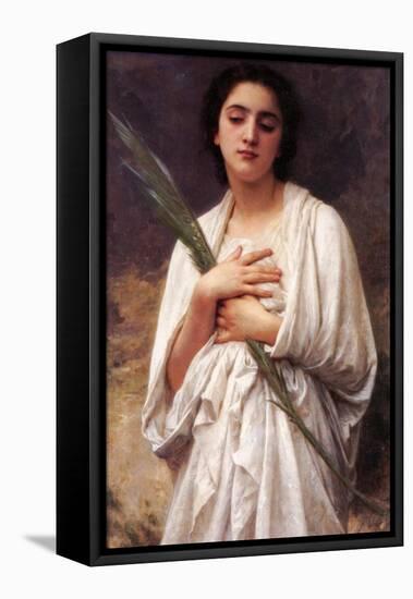 The Palm Leaf-William Adolphe Bouguereau-Framed Stretched Canvas