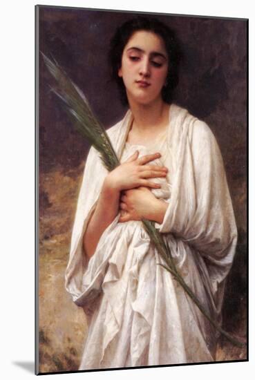 The Palm Leaf-William Adolphe Bouguereau-Mounted Art Print