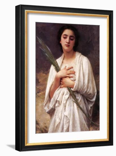 The Palm Leaf-William Adolphe Bouguereau-Framed Art Print