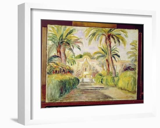 The Palm Trees, 1919-Pierre-Auguste Renoir-Framed Giclee Print