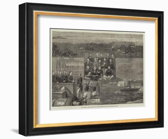 The Panama Canal, Arrival of the Engineers at Colon-null-Framed Giclee Print