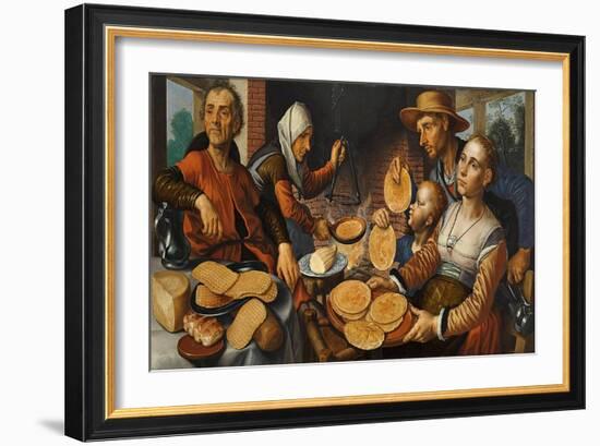 The Pancake Bakery, 1560-Pieter Aertsen-Framed Premium Giclee Print